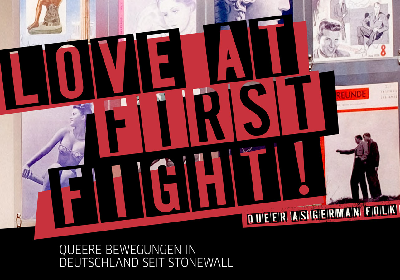LOVE AT FIRST FIGHT – AUSSTELLUNG ON DEMAND
                                <br>Grafisches Konzept und Gestaltung - Factsheet