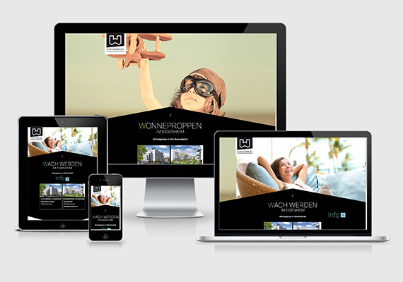 RESPONSIVE WEBSITE 
                                    <br>Grafisches Konzept und Screendesign im Auftrag von Königspunkt Agentur für Innovation und Markenbildung